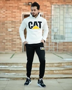 1000 ست سویشرت شلوار مردانه مدل Cat (سفی (2024)