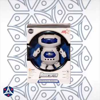 ربات رقاص اسباب بازی آبی RoboCopter