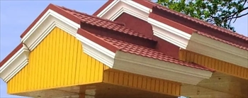 طراحی واجرای سقف شیبدارویلا،پوشش سقف شیروانی