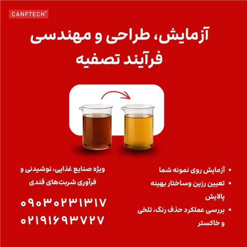 تعیین-روند-تصفیه-مایعات-قندی-و-خوراکی--آزمایش