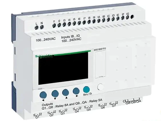 پی-ال-سی-زلیو-24vdc-فاقد-clock-اشنایدر-sr2a201