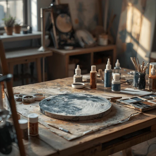 دوره-حضوری-ساخت-تابلو-ماه-با-رزین--آموزش-تخصصی