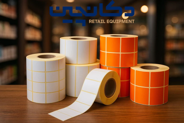 لیبل-حرارتی-کاغذی-صدفی-اموال-و-جواهر-دکانچین