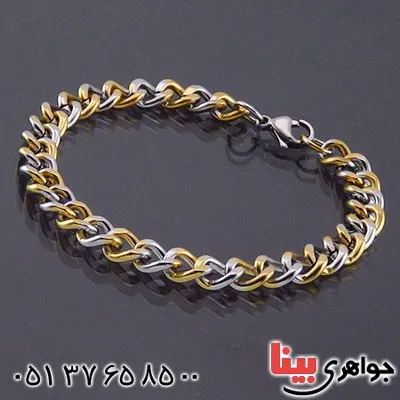 دستبند-آب-طلا-درشت-مدل-پیوند-_کد:۱۴۴۱۰