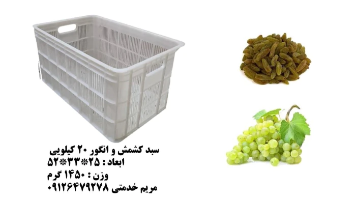 سبد-20-کیلویی-انگور--سبد-کشمش--سبد-شبکه-ریز