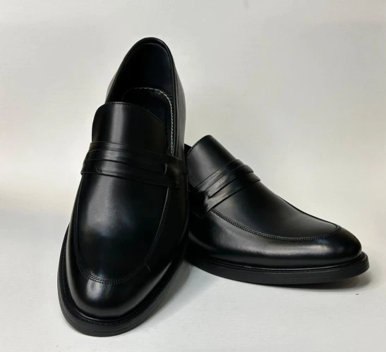 کفش-مردانه-بدون-بند-اسپرت-چرم-طبیعی-مدل-1125