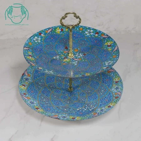 شیرینی-خوری-دوطبقه-مینا-کاری-اعلی