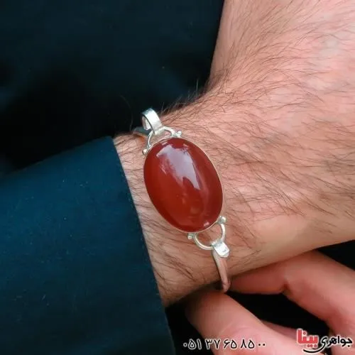 دستبند-عقیق-یمنی-با-دعای-حرز-امام-جواد-_کد:۲۳۲۳