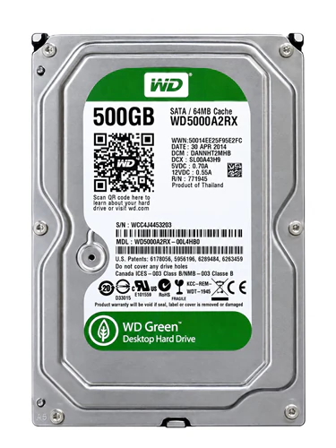 هارد-اینترنال-وسترن-دیجیتال-500-گیگ-مدل-wd5000a