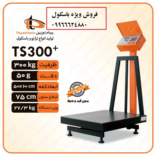 باسکول-300-کیلویی-با-بدنه-مستحکم