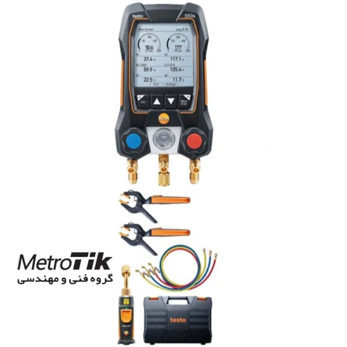 خرید-گیج-دو-قلو-تستو-testo-550s-with-hoses