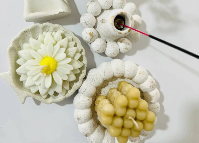 آموزش-ترکیبی-سنگ-مصنوعی-و-شمع‌سازی