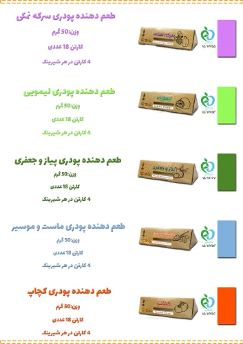 انواع-طعم-دهنده-پودری-دکتر-طعم