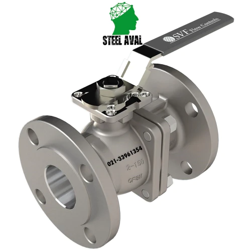 شیر-توپی-فلنجدار-استیل