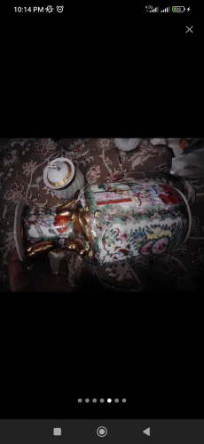 خرید-و-فروش-ظروف-قدیمی-آنتیک-گل-مرغی-عتیقه