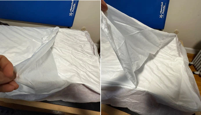 قیمت-خرید-زیرانداز-یکبار-مصرف-کش-دار--عمده