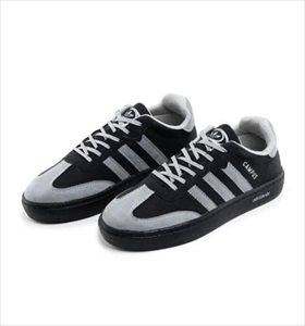 1000 کفش اسپرت Adidas مردانه طوسی بندی (2024)