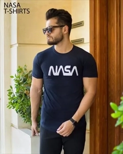1000 تیشرت مردانه مدل NASA (سورمه ای) (2024)