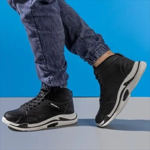 1000 کفش ساقدار مردانه مشکی مدل EMTO (2024)