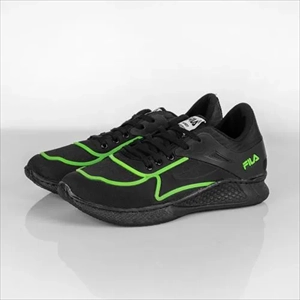 1000 کفش مردانهFila مشکی سبز مدل sayan(T (2024)