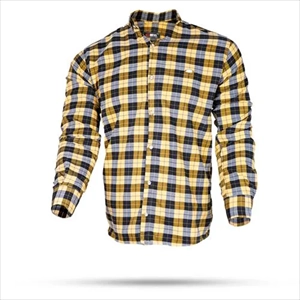 1000 پیراهن چهارخونه مشکی زرد مدل Mahed (2024)