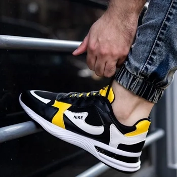 1000 کفش ورزشی Nike مردانه مشکی زرد مدلJ (2024)