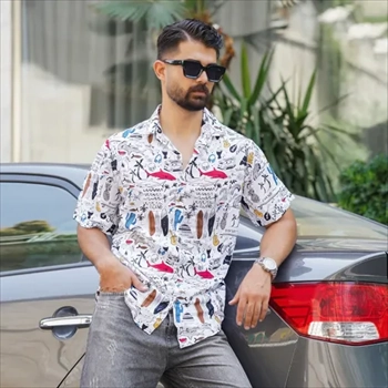 1000 پیراهن هاوایی طرح فانتزی مردانه مدل (2024)