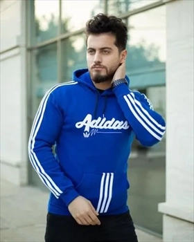 1000 هودی مردانه Adidas مدل Modhim (آبی) (2024)