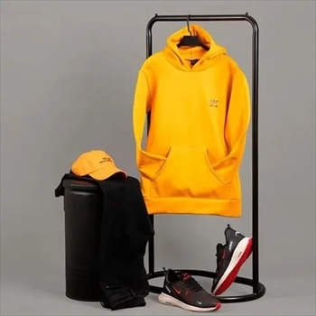 1000 هودی رنگی Adidas_yellow (2024)