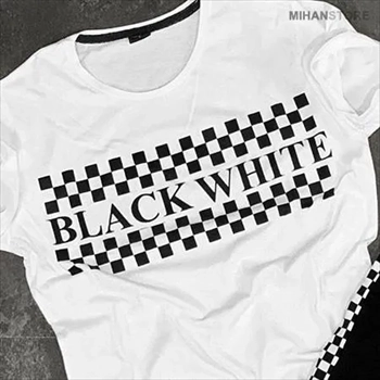 1000 ست تی شرت و شلوار Black White (2024)