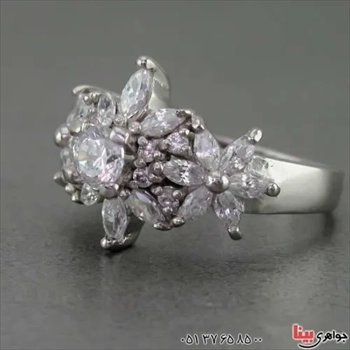 انگشتر الماس روسی (موزانایت) برند SPN _کد:۲۰۲۶۴