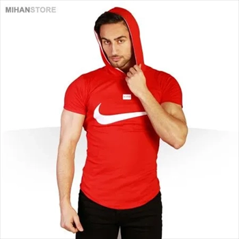1000 تی شرت کلاه دار Nike طرح Red (2024)