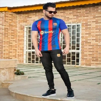 1000 تیشرت شلوار مردانه بارسلونا مدل Pis (2024)