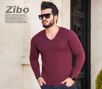 1000 بافت مردانه مدل Zibo (زرشکی) (2024)