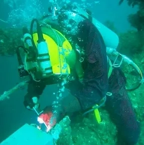 آموزش برشکاری زیر آب 