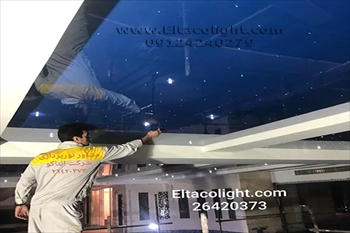 فروش و نصب نورپردازی در سقف کشسان