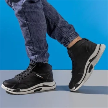 1000 کفش ساقدار مردانه مشکی مدل EMTO (2024)