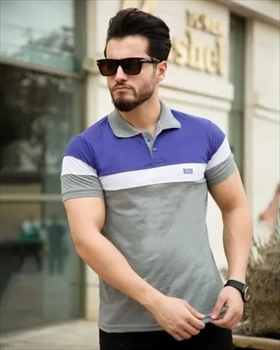 1000 تیشرت مردانه مدل Zisa (بنفش) (2024)