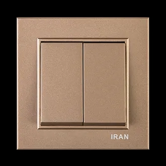 کلید و پریز ایران الکتریک مدل برلیان