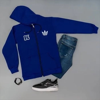 1000 سوییشرت مردانه آبی مدل Adidas 03 (2024)