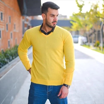 1000 بافت مردانه مدل Parsa(زرد) (2024)
