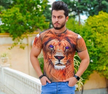1000 تیشرت مردانه مدل Lion (2024)