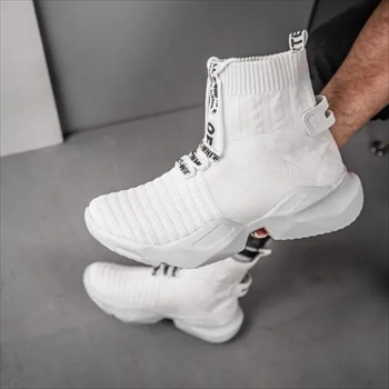 1000 کفش ساقدار مردانه سفید مدل Sasan (2024)