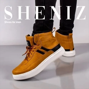 1000 کفش ساقدار مردانه Sheniz (عسلی) (2024)