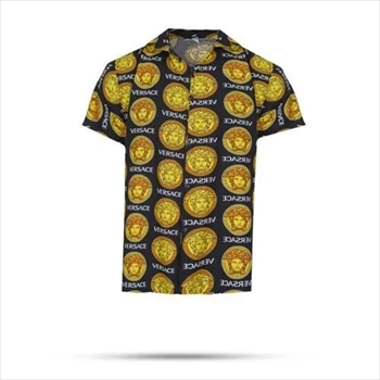1000 پیراهن هاوایی مردانه ورساچه زرد مدل (2024)