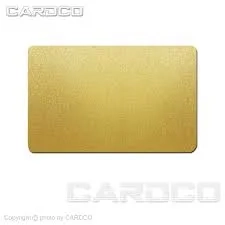 چاپ تکی کارت pvc طلایی در کارت پرداز