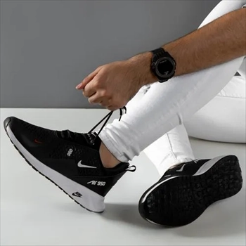 1000 کفش ورزشی Nikeمشکی سفید مردانه مدل  (2024)
