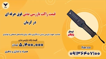 قیمت راکت بازرسی بدنی فوق حرفه ای در کرمان 