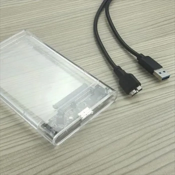 باکس هارد دیسک  2/5 اینچ USB 3.0 اکسترنال  شفاف