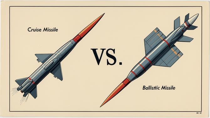 تفاوت موشک کروز و بالستیک چیست؟